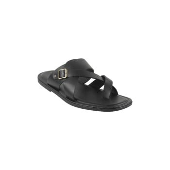 Metro Men Black Casual Slippers(SKU: 16-901-11-40)