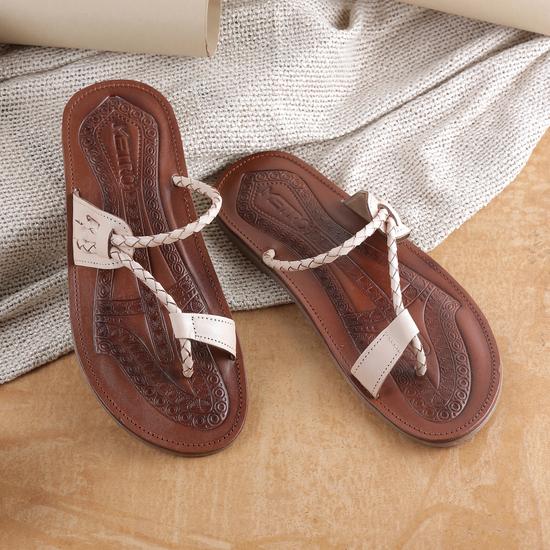 Men Beige Casual Slippers