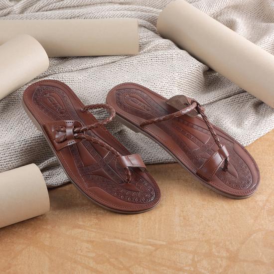 Men Tan Casual Slippers