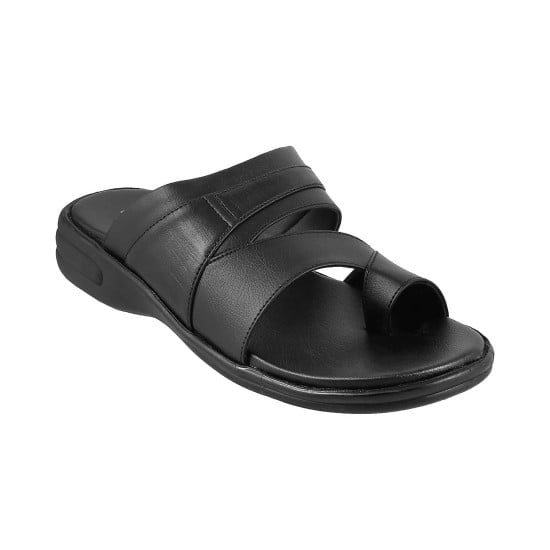 Men Black Wedding Slip Ons