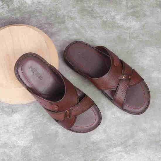 Men Brown Casual Sandals