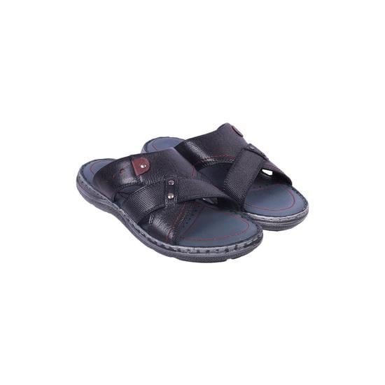 Men Black Casual Slippers