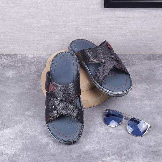 Men Black Casual Sandals