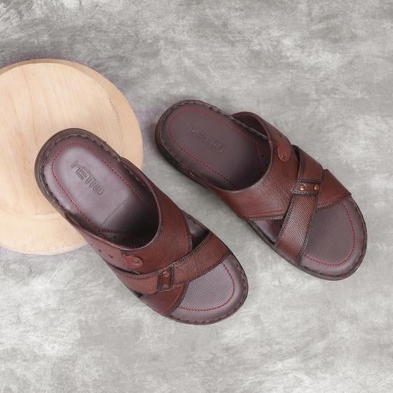 Men Brown Casual Sandals