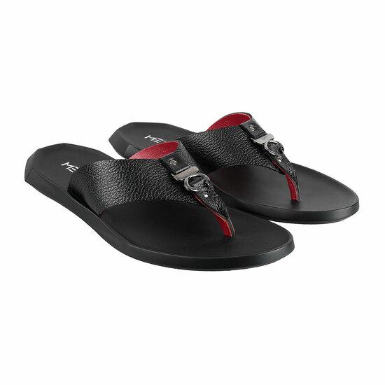 Men Black Casual Slippers