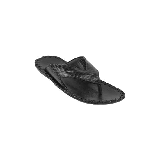 Men Black Casual Slippers