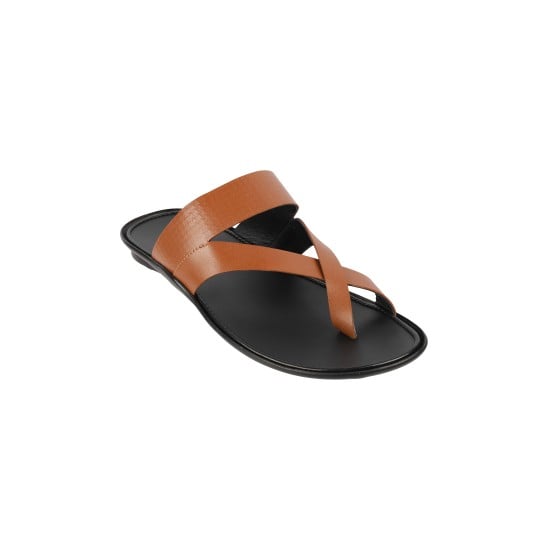 Men Tan Casual Slippers