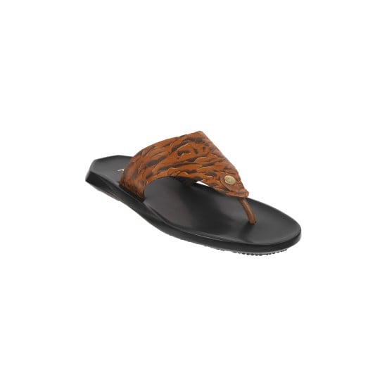 Men Tan Casual Slippers