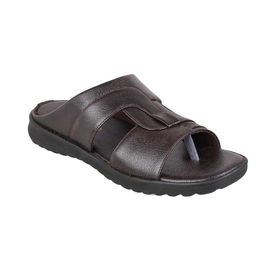 Men Brown Casual Slip Ons