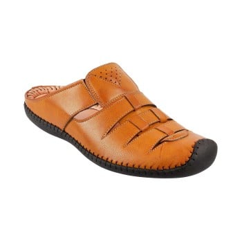 Walkway Men Tan Casual Slip Ons(SKU: 16-9745-23-40)