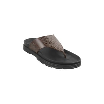 Metro Men Brown Casual Slippers(SKU: 16-977-12-41)