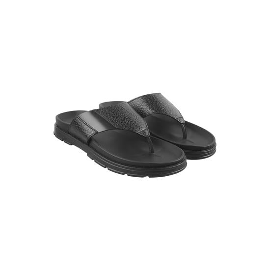 Men Black Casual Slippers