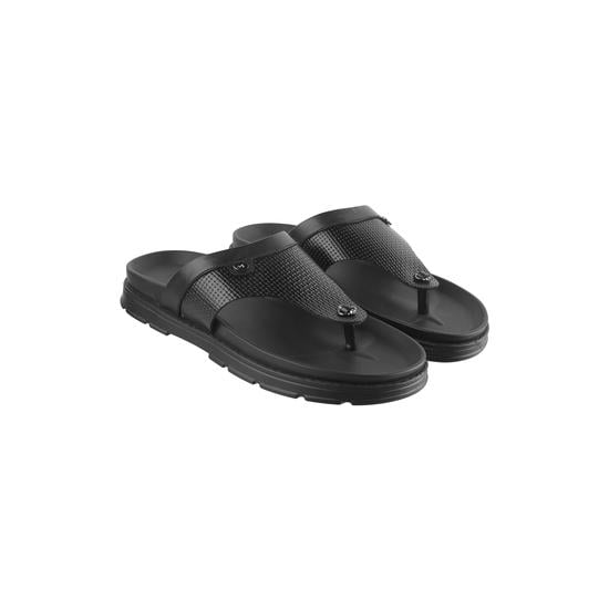 Men Black Casual Slippers