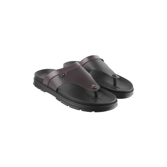 Men Brown Casual Slippers