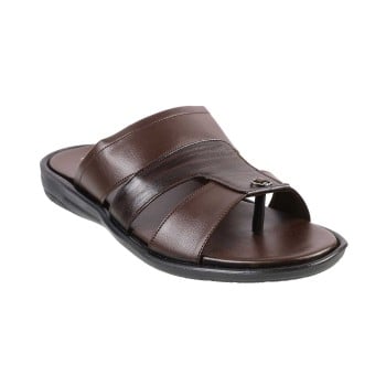 Walkway Men Brown Casual Slippers(SKU: 16-9841-12-41)
