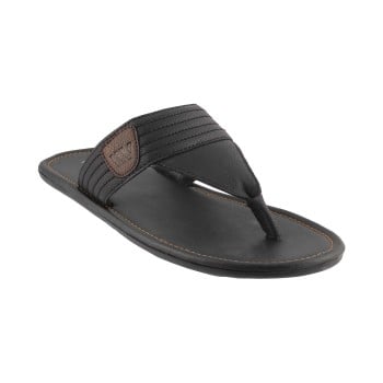 Walkway Men Black Casual Slippers(SKU: 16-98716-11-40)