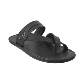 Walkway Men Black Casual Slippers(SKU: 16-98978-11-41)