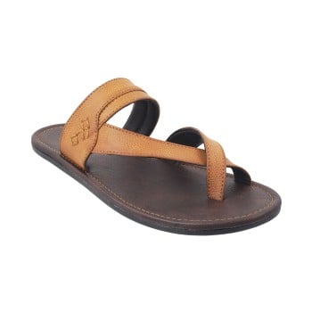 Walkway Men Tan Casual Slippers(SKU: 16-98978-23-42)