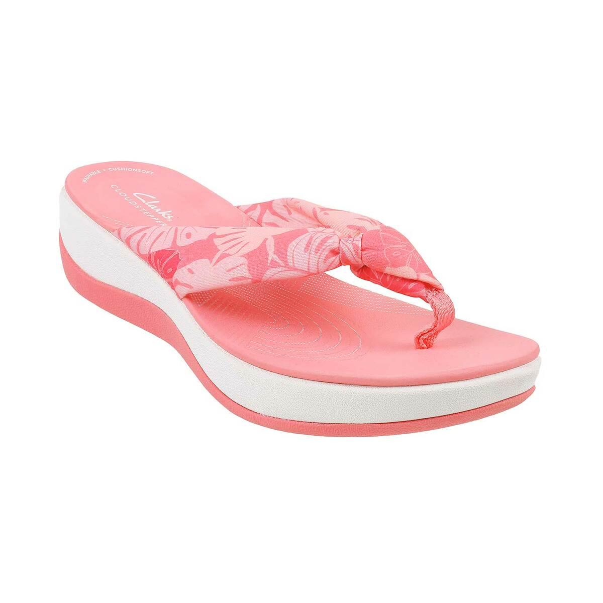 Buy Clarks Light Pink Casual Sandals 160-166700 online | Metro Shoes