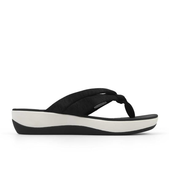 Women White-blue Casual Slippers