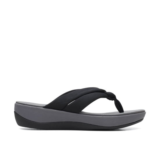 Women Black-grey Casual Slippers