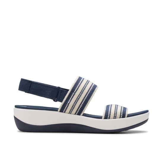 Women White-blue Casual Sandals