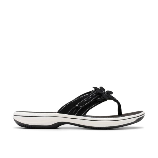 Women White-black Casual Slippers