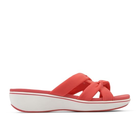 Women White-red Casual Slippers