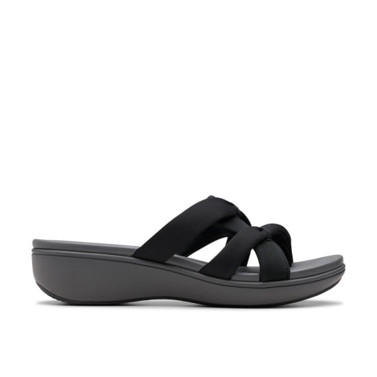 Women Black-grey Casual Slippers