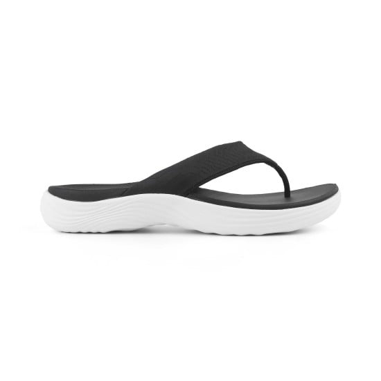 Women Black Casual Slippers