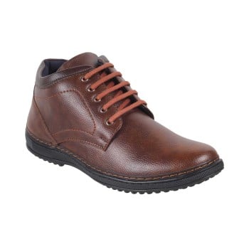 Walkway Men Tan Casual Boots(SKU: 17-24-23-42)
