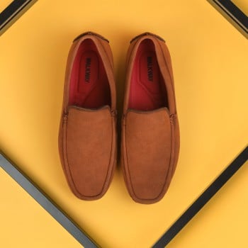 Walkway Men Tan-suede Casual Loafers(SKU: 17-32-38-40)