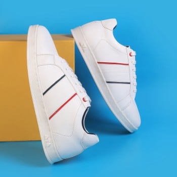 Walkway Men White Casual Sneakers(SKU: 17-50-16-41)