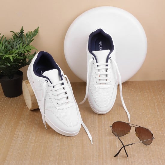 Men White Casual Sneakers