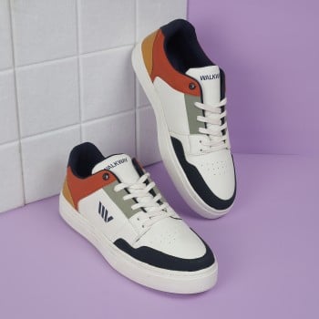 Walkway Men White Casual Sneakers(SKU: 17-77-16-41)