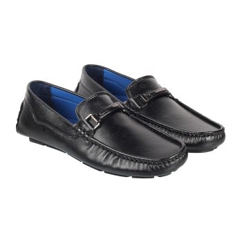 Walkway Men Black Casual Loafers(SKU: 17-8545-11-41)