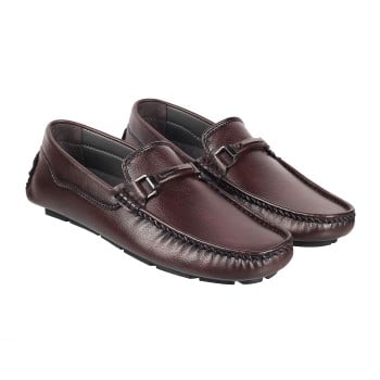 Walkway Men Wine Casual Loafers(SKU: 17-8545-58-40)