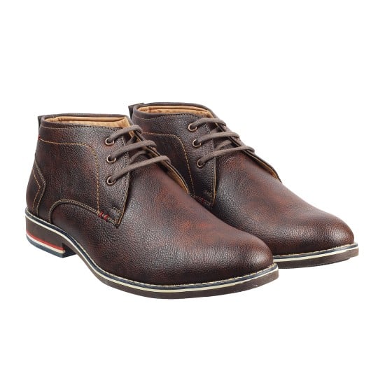 Men Brown Casual Boots