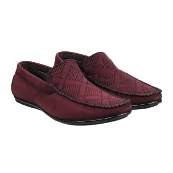 Walkway Men Wine Casual Loafers(SKU: 17-8666-58-41)