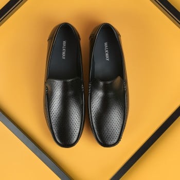 Walkway Men Black Casual Loafers(SKU: 17-88-11-40)