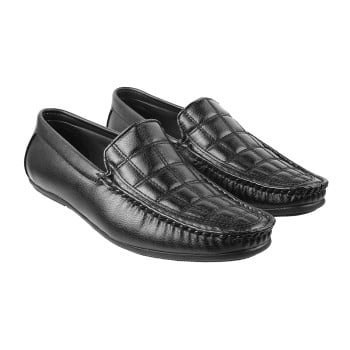 Walkway Men Black Casual Loafers(SKU: 17-8992-11-41)