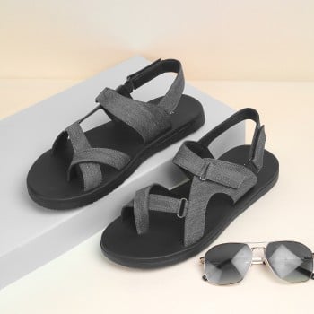 Walkway Men Black Casual Sandals(SKU: 18-1002-11-40)