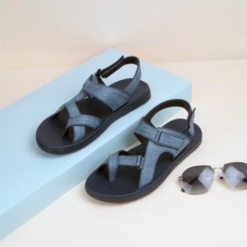 Walkway Men Blue Casual Sandals(SKU: 18-1002-45-40)
