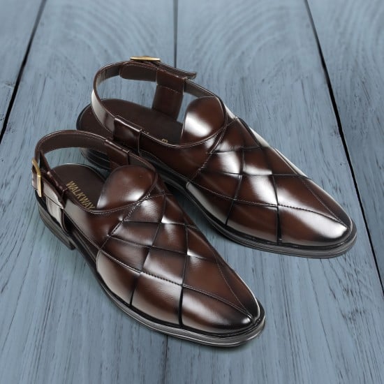 Men Brown Ethnic Pathanis