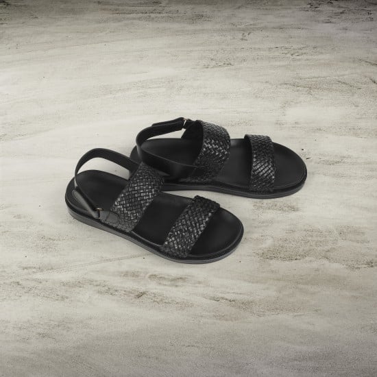 Men Black Casual Sandals