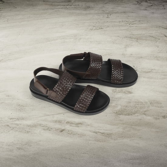 Men Brown Casual Sandals