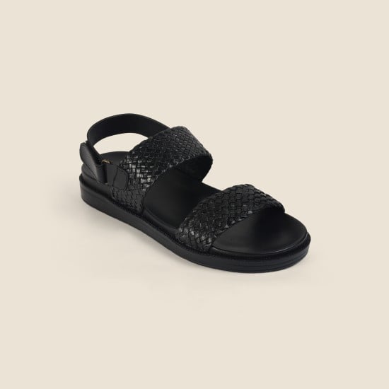 Men Black Casual Sandals