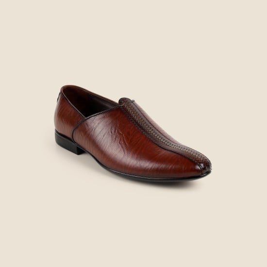 Men Tan Ethnic Jutis