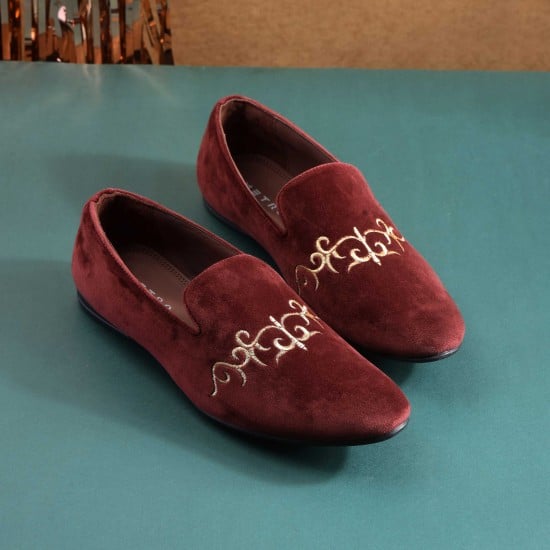 Men Wine Ethnic Jutis