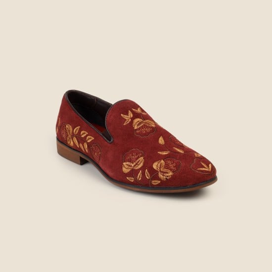 Men Wine Ethnic Jutis